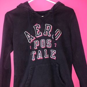 Aeropostale Navy Glitter Hoodie